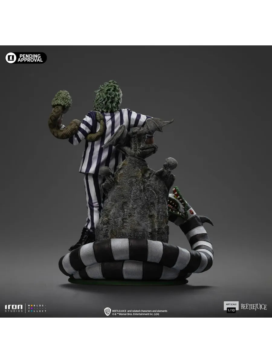 IRO56654 Beetlejuice 2 - Beetlejuice 1:10 Scale Statue - Iron Studios - Titan Pop Culture