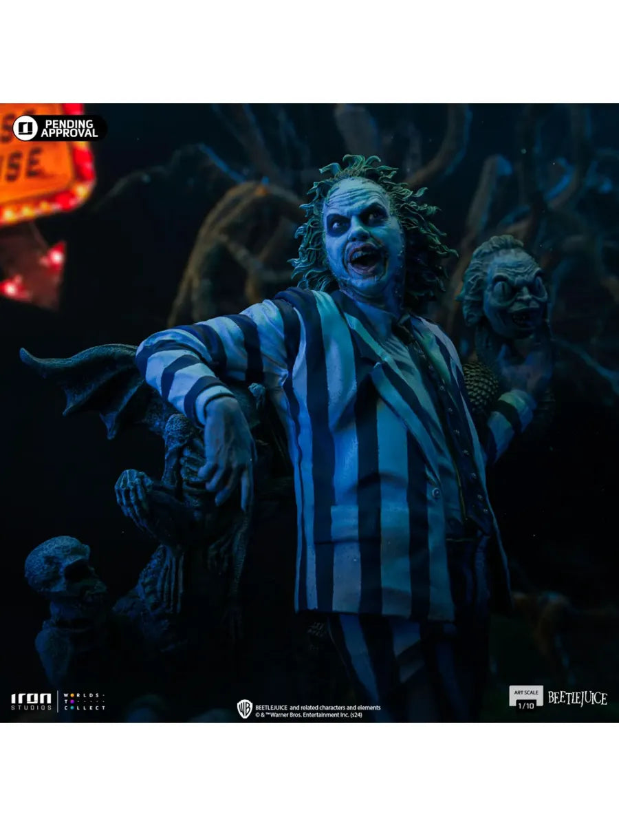 IRO56654 Beetlejuice 2 - Beetlejuice 1:10 Scale Statue - Iron Studios - Titan Pop Culture