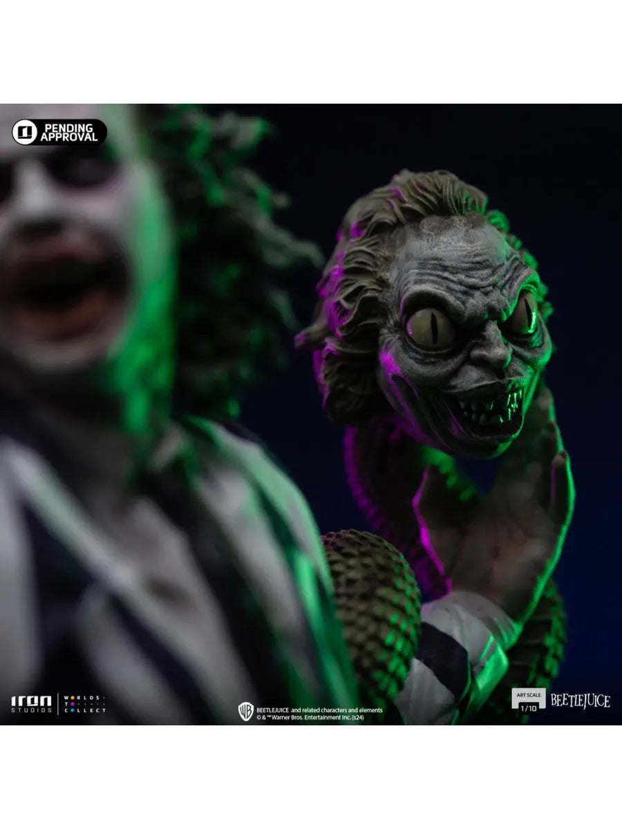 IRO56654 Beetlejuice 2 - Beetlejuice 1:10 Scale Statue - Iron Studios - Titan Pop Culture