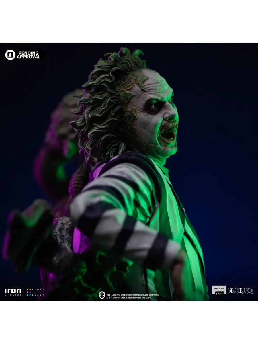 IRO56654 Beetlejuice 2 - Beetlejuice 1:10 Scale Statue - Iron Studios - Titan Pop Culture