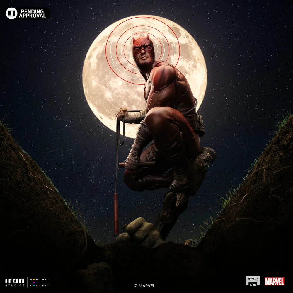 Marvel Comics - Estatua de lujo a escala 1:10 de Daredevil Unleashed