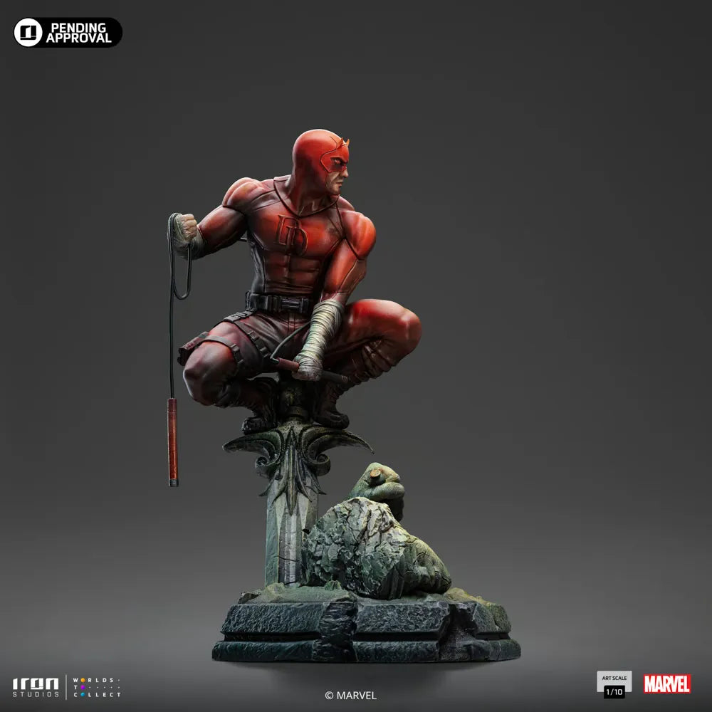 Marvel Comics - Estatua de lujo a escala 1:10 de Daredevil Unleashed