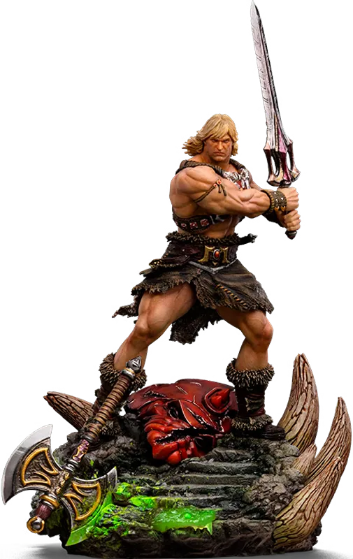 Masters of the Universe - He-Man Unleashed Deluxe 1:10 Scale Statue