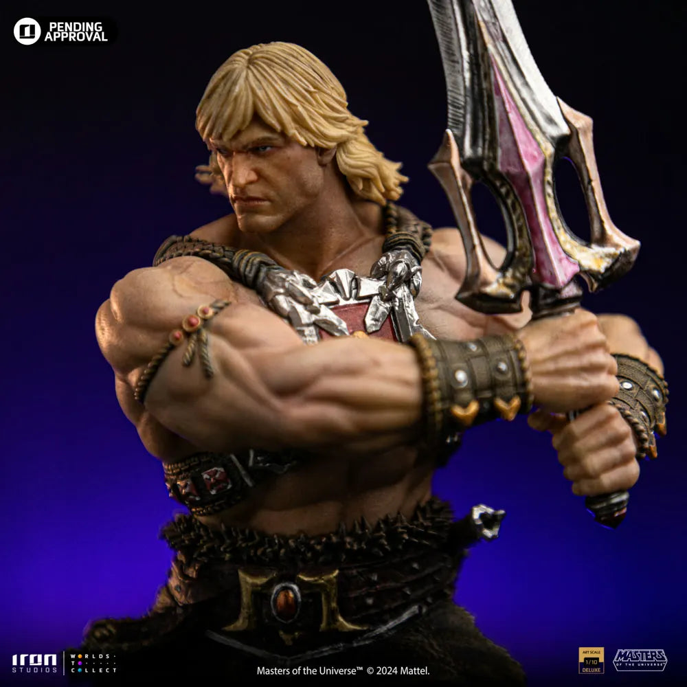 Masters of the Universe - He-Man Unleashed Deluxe 1:10 Scale Statue