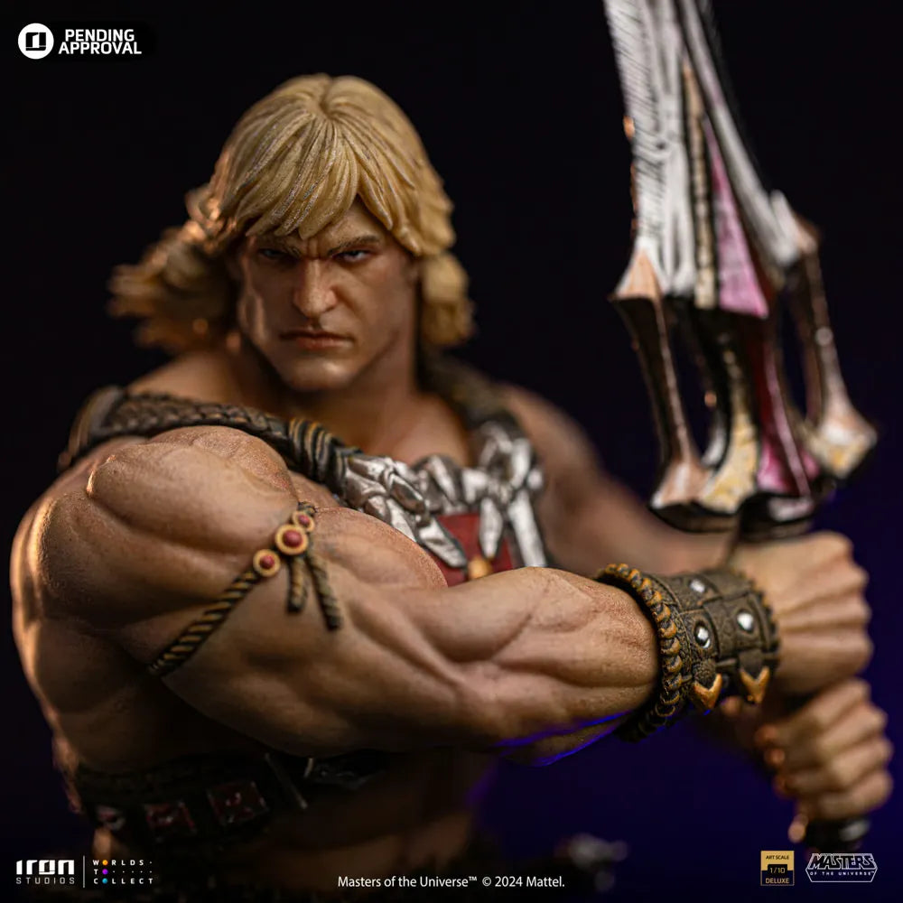 Masters of the Universe - He-Man Unleashed Deluxe 1:10 Scale Statue