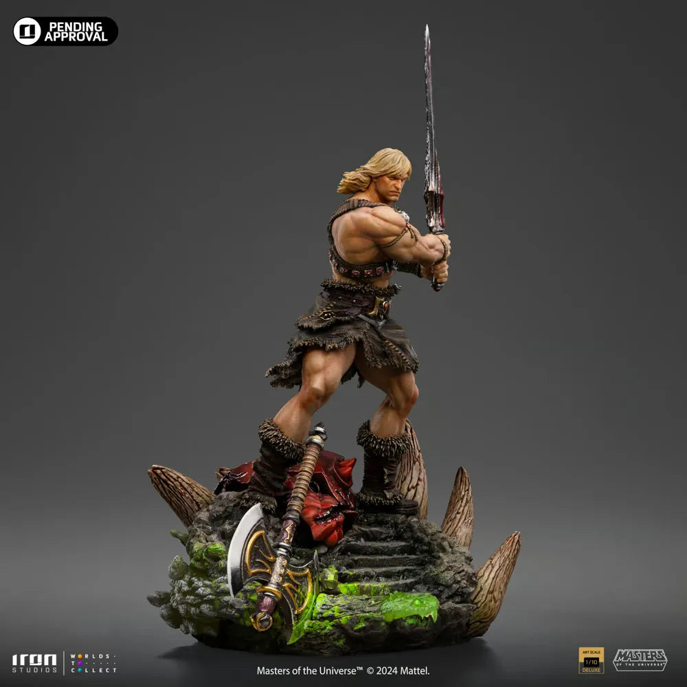 Masters of the Universe - He-Man Unleashed Deluxe 1:10 Scale Statue