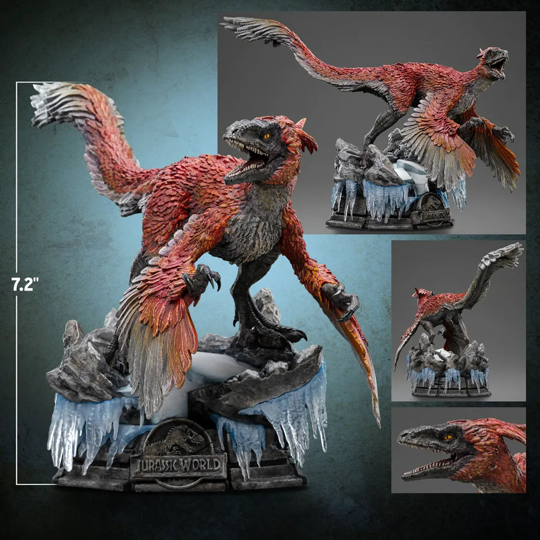 Jurassic World 2 - Pyroraptor 1:20 Statue