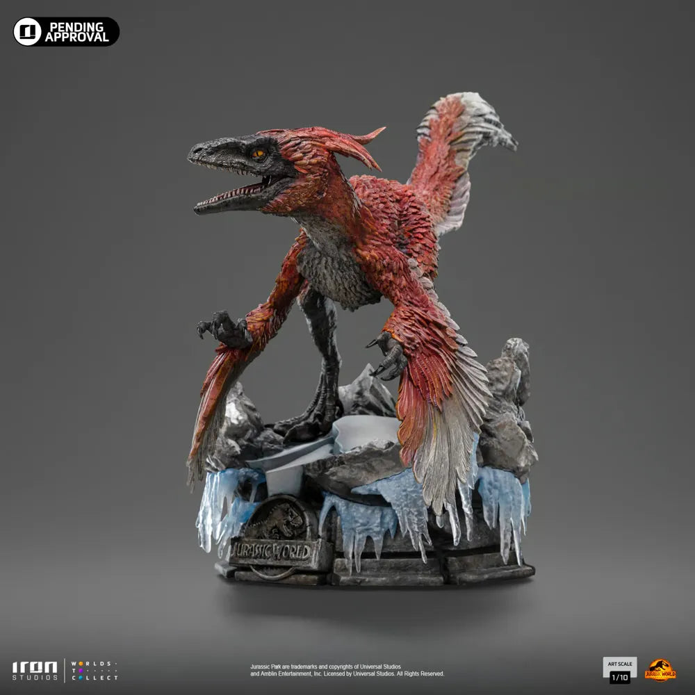 IRO56722 Jurassic World 2 - Pyroraptor 1:20 Statue - Iron Studios - Titan Pop Culture