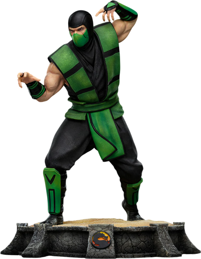 Estatua de reptil a escala 1:10 de Mortal Kombat