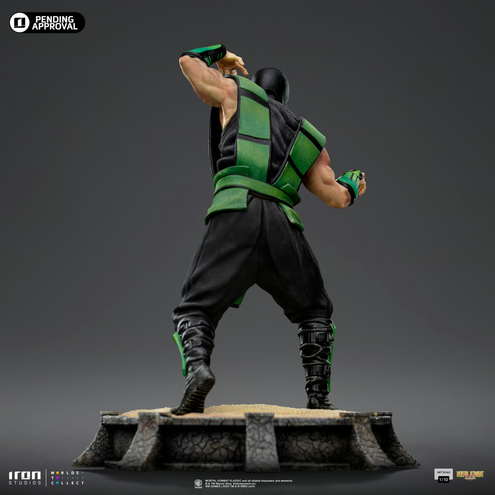 Estatua de reptil a escala 1:10 de Mortal Kombat