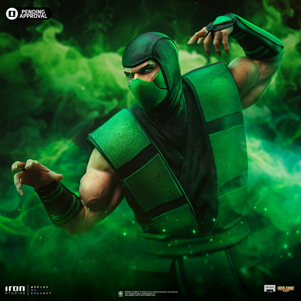 Estatua de reptil a escala 1:10 de Mortal Kombat