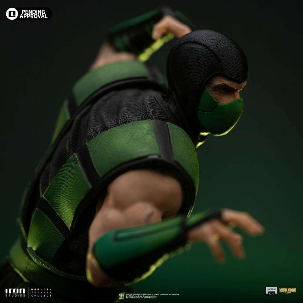 Estatua de reptil a escala 1:10 de Mortal Kombat