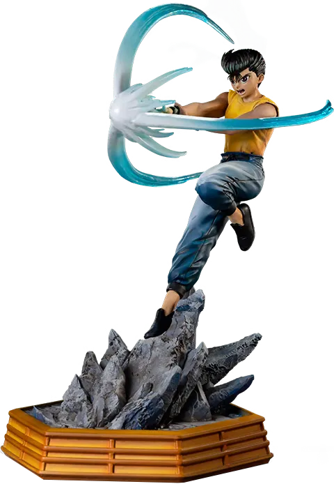 IRO56784 Yu Yu Hakusho - Yusuke Urameshi 1:10 Scale Statue - Iron Studios - Titan Pop Culture