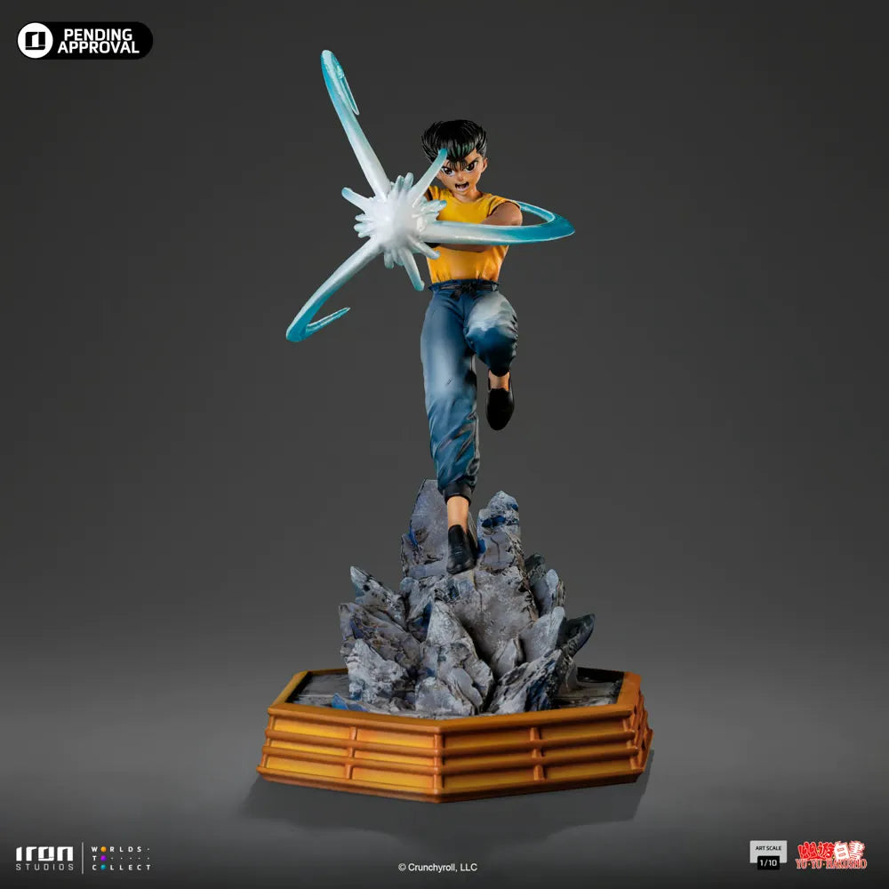 IRO56784 Yu Yu Hakusho - Yusuke Urameshi 1:10 Scale Statue - Iron Studios - Titan Pop Culture