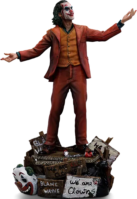 IRO56821 The Joker - Joker (Arthur Fleck) Deluxe 1:10 Statue - Iron Studios - Titan Pop Culture