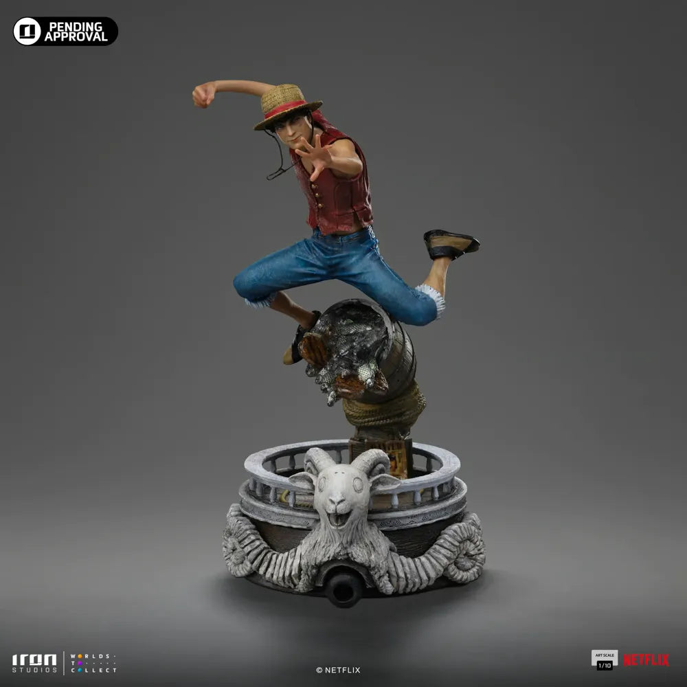 IRO57118 One Piece (2023) - Luffy 1:10 Scale Statue - Iron Studios - Titan Pop Culture