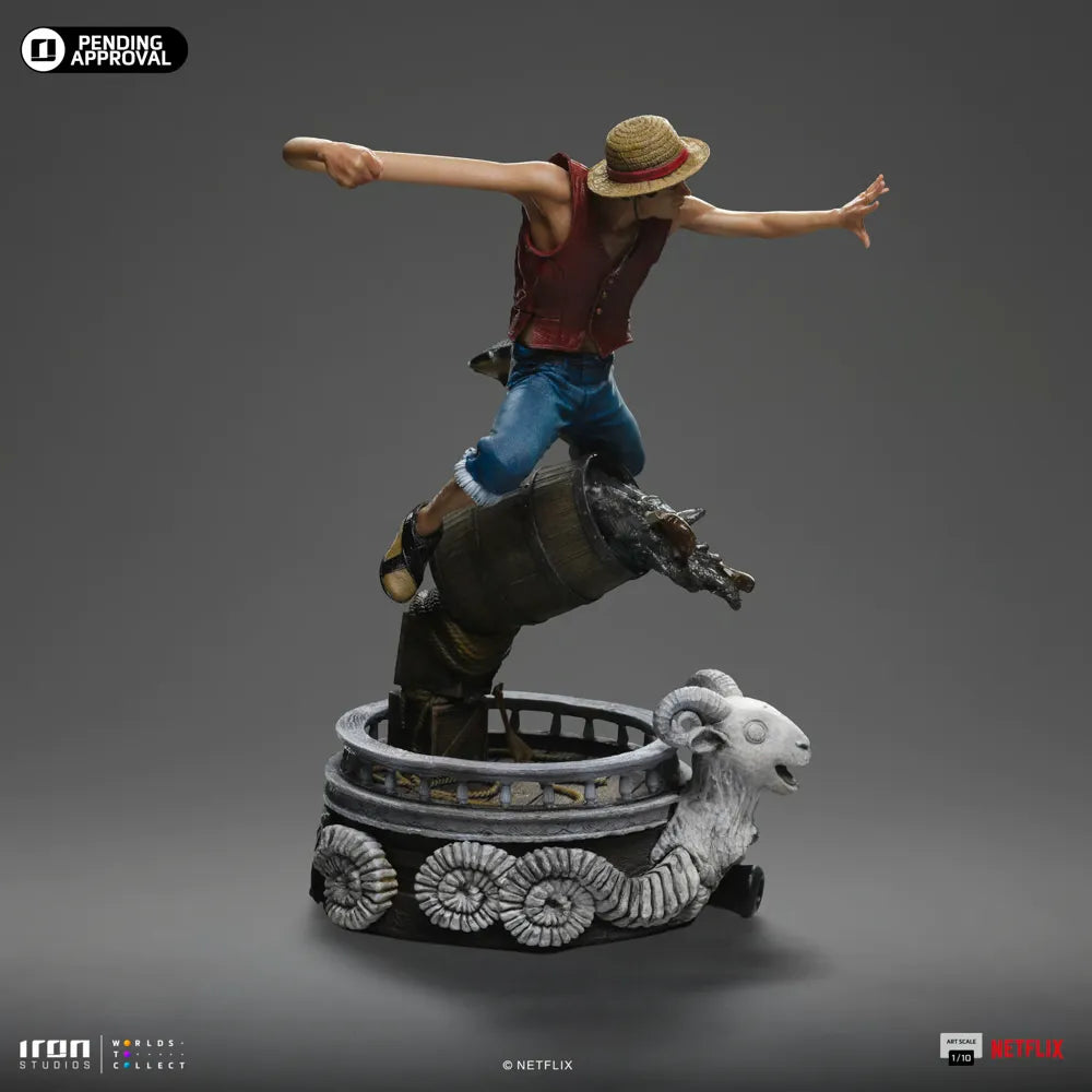 IRO57118 One Piece (2023) - Luffy 1:10 Scale Statue - Iron Studios - Titan Pop Culture