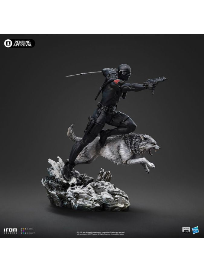 IRO57156 G.I. Joe - Snake Eyes 1:10 Scale Statue - Iron Studios - Titan Pop Culture