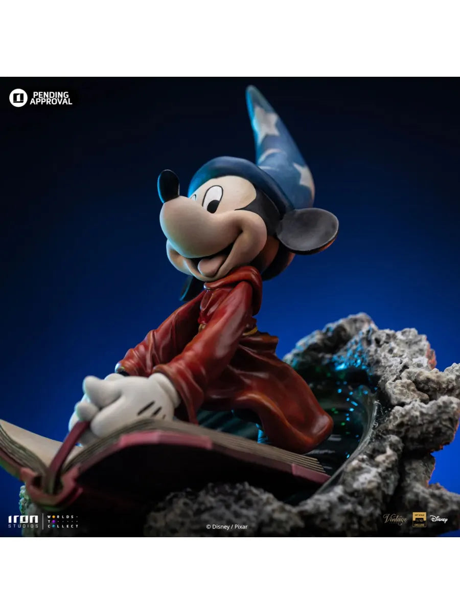 IRO57484 Disney - Sorcerer Mickey Deluxe 1:10 Scale Statue - Iron Studios - Titan Pop Culture