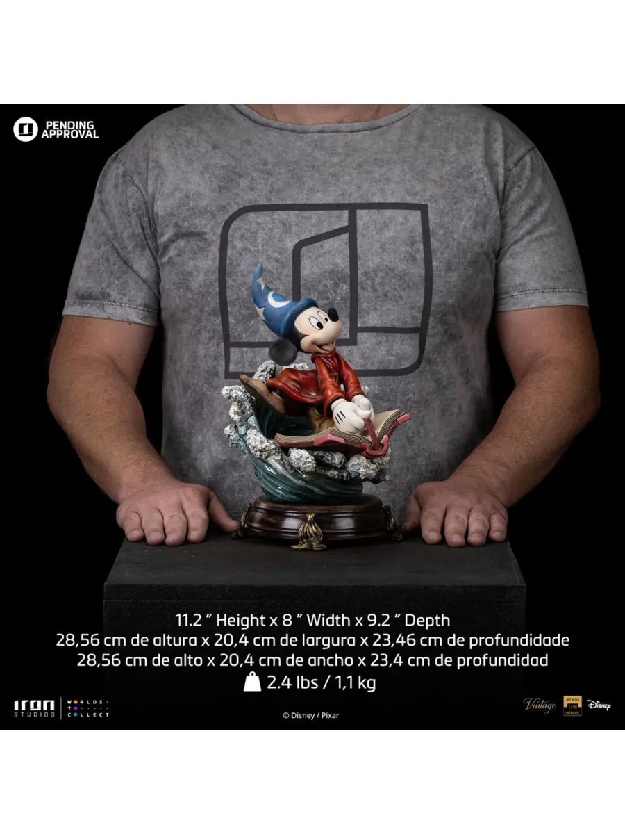 IRO57484 Disney - Sorcerer Mickey Deluxe 1:10 Scale Statue - Iron Studios - Titan Pop Culture