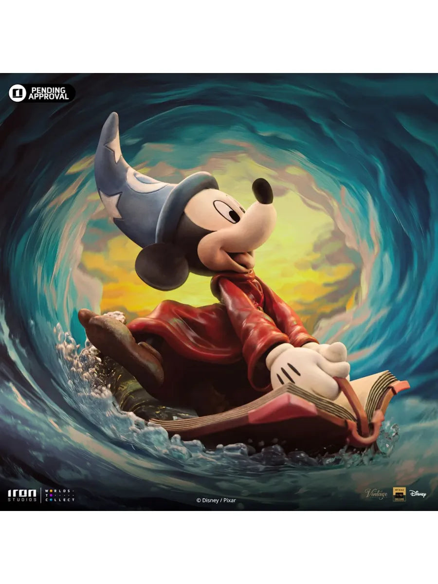 IRO57484 Disney - Sorcerer Mickey Deluxe 1:10 Scale Statue - Iron Studios - Titan Pop Culture