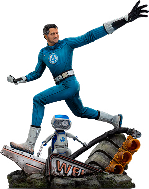 Los Cuatro Fantásticos: Primeros Pasos - Estatua a escala 1:10 de Mr. Fantastic