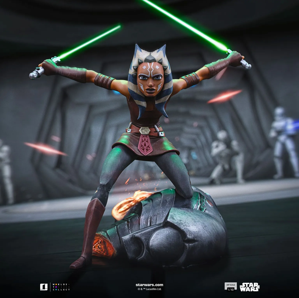 Star Wars: Clone Wars - Estatua de Ahsoka a escala 1:10