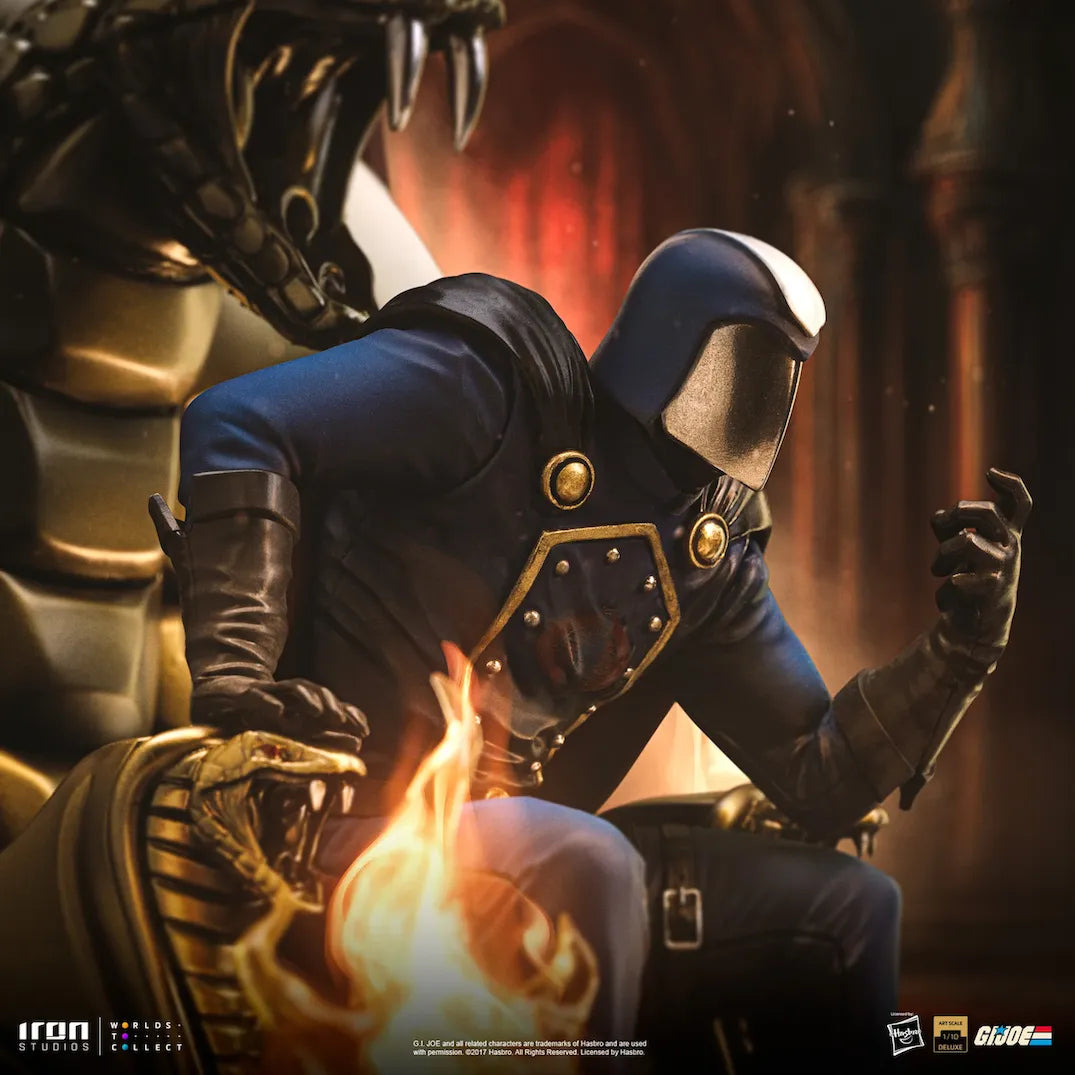 IRO59334 G.I. Joe - Cobra Commander Deluxe 1:10 Scale Statue - Iron Studios - Titan Pop Culture