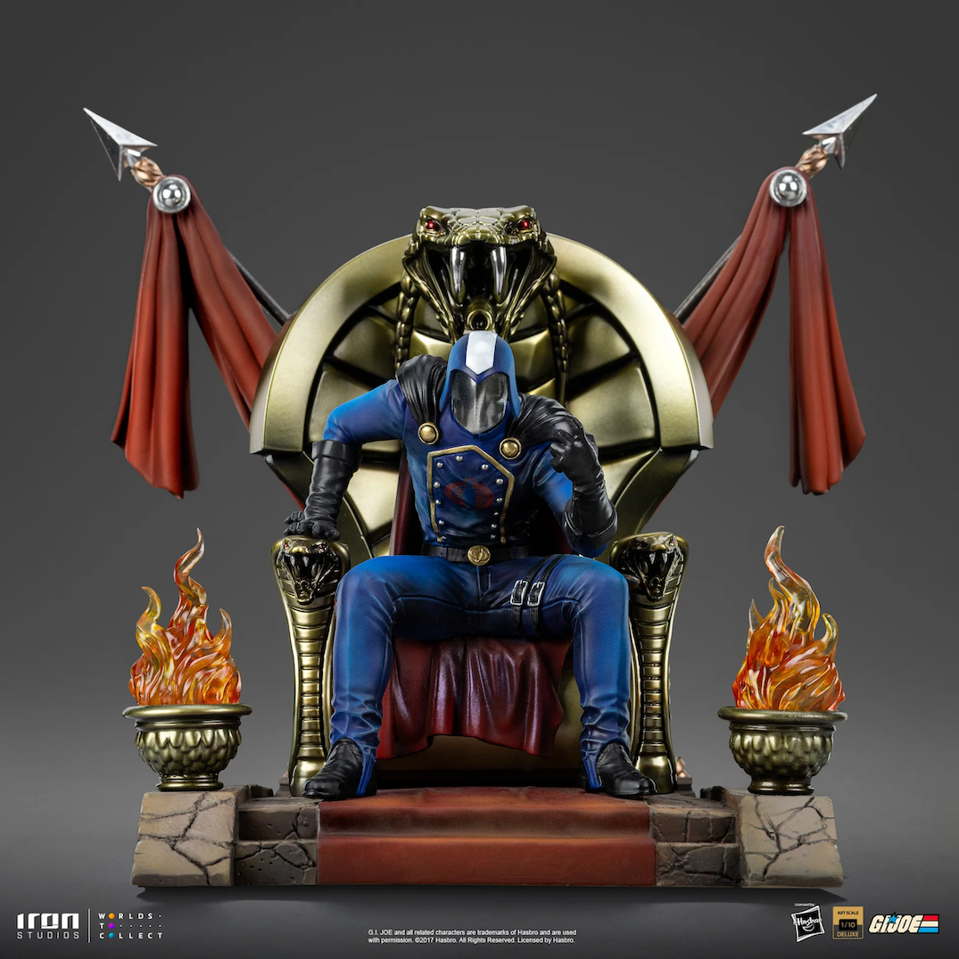 G.I. Joe - Cobra Commander Deluxe 1:10 Scale Statue