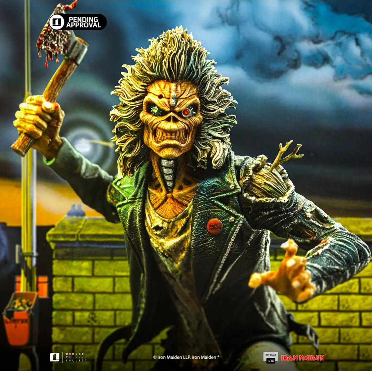 Iron Maiden - Estatua de Eddie a escala 1:10 por el 50.º aniversario