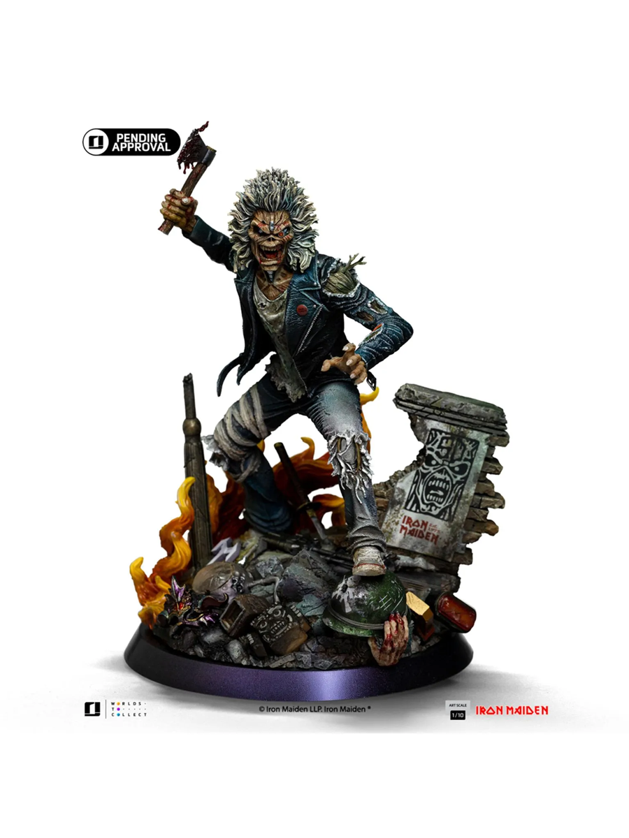 Iron Maiden - Estatua de Eddie a escala 1:10 por el 50.º aniversario