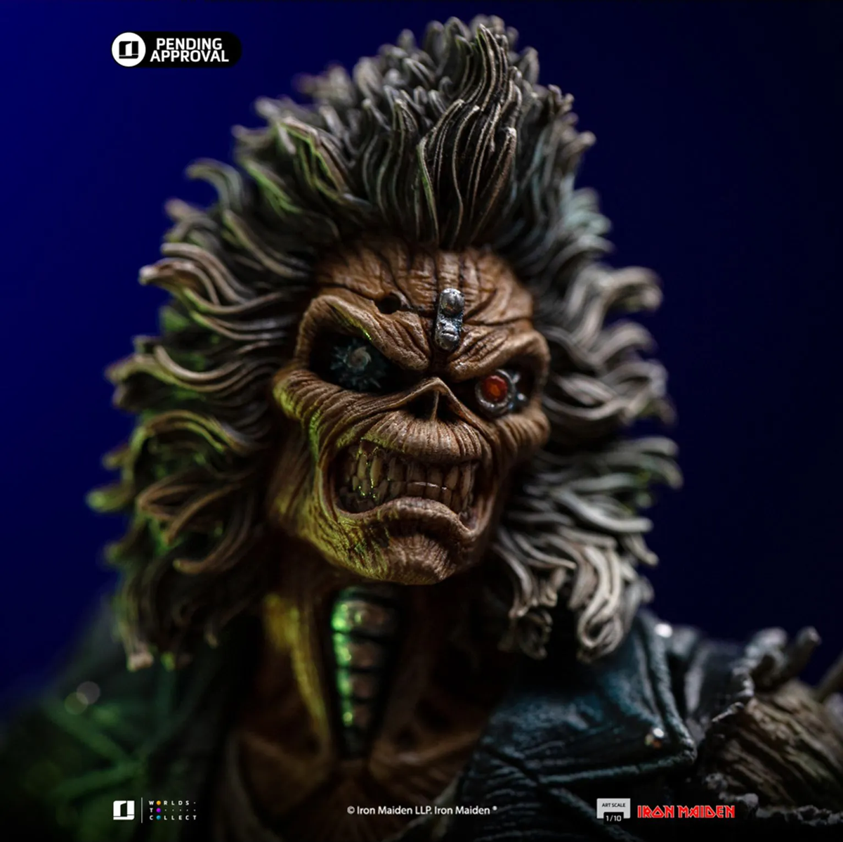 Iron Maiden - Estatua de Eddie a escala 1:10 por el 50.º aniversario
