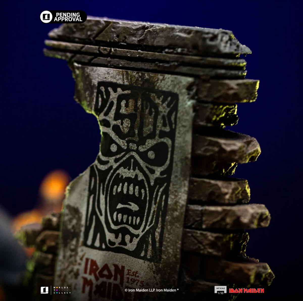 Iron Maiden - Estatua de Eddie a escala 1:10 por el 50.º aniversario