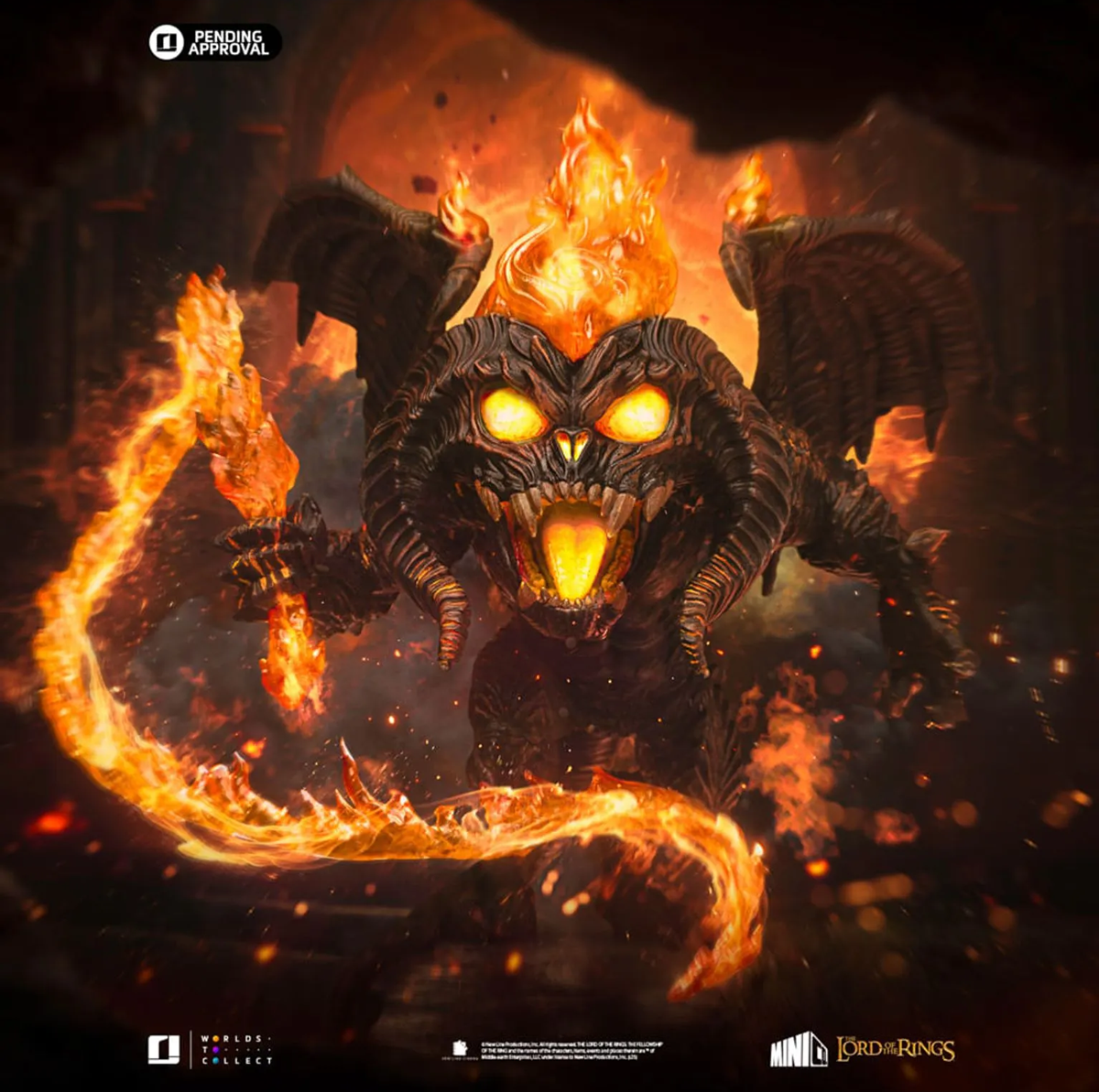 The Lord of the Rings - Balrog MiniCo Vinyl Figure