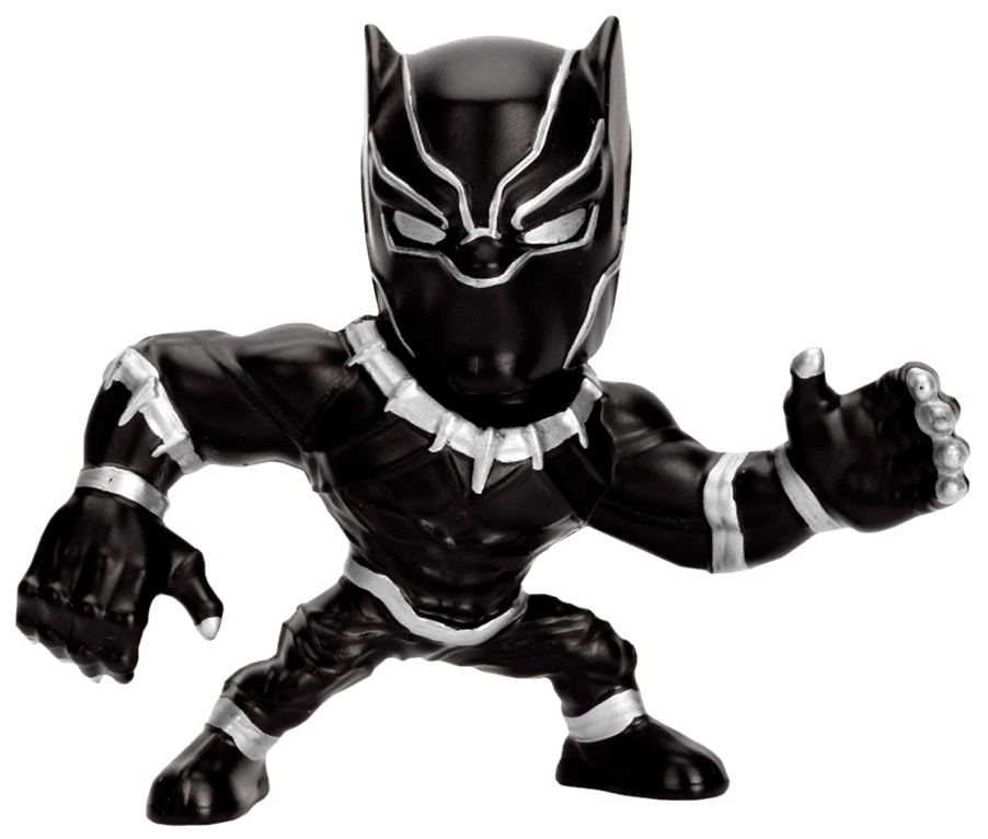 JAD30445 Black Panther (2018) - Black Panther 4" Metals - Jada Toys - Titan Pop Culture