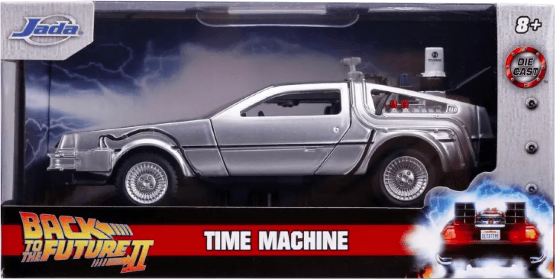 JAD30541 Back to the Future Part II - Delorean 1:32 Scale Hollywood Ride - Jada Toys - Titan Pop Culture