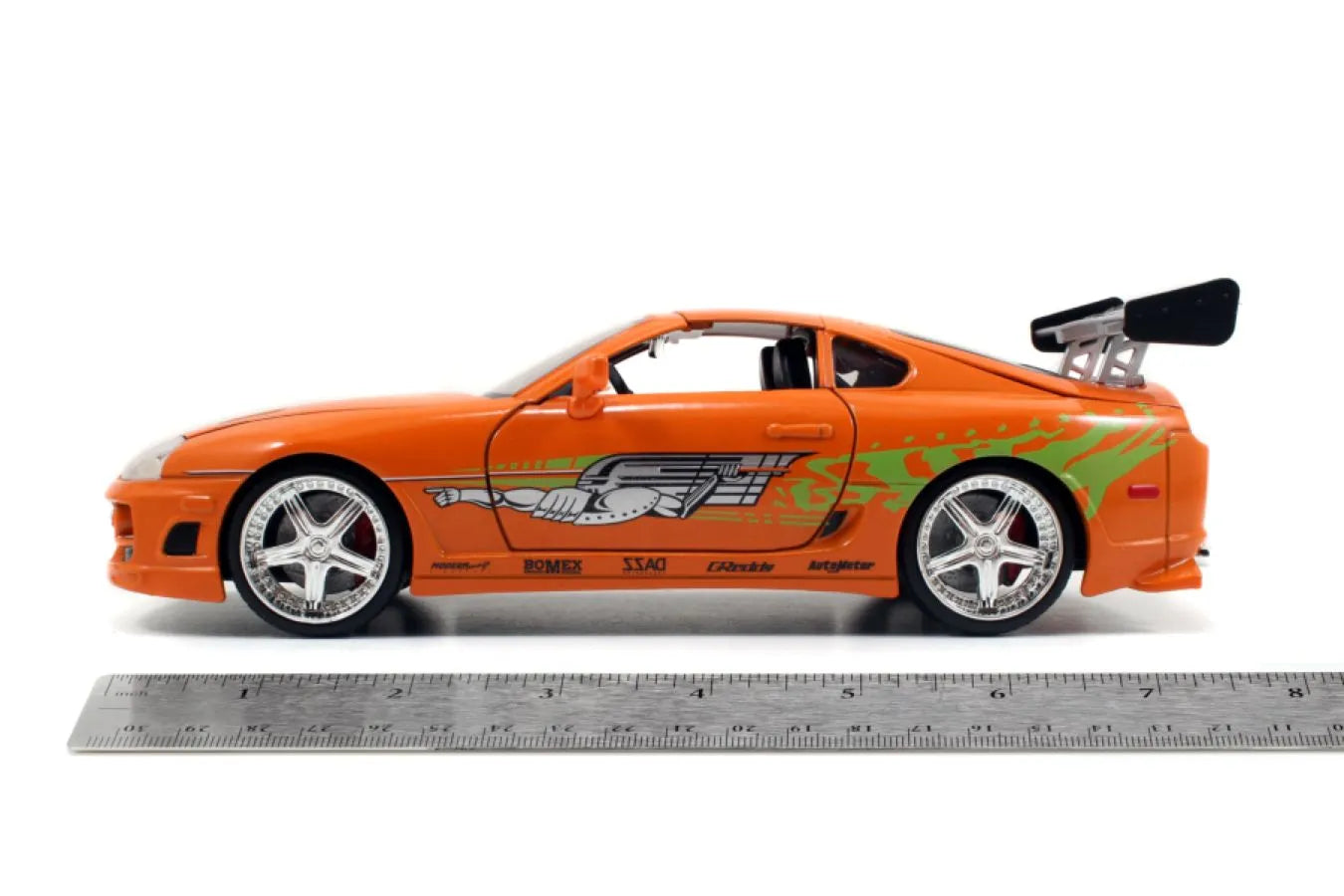 JAD30699 Fast and Furious - Brian's Toyota Supra with Brian 1:24 Scale Diecast Model Kit - Jada Toys - Titan Pop Culture