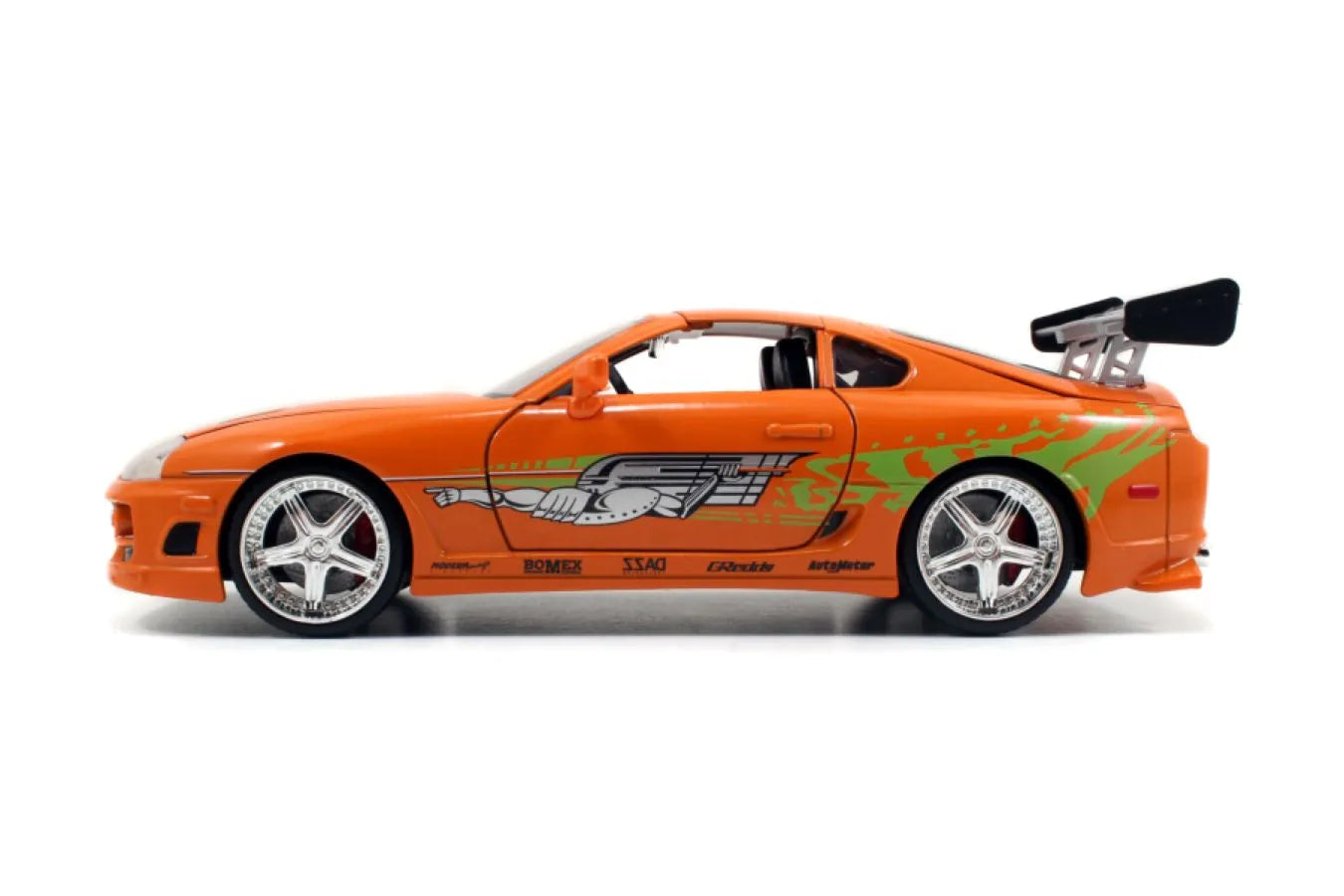 JAD30699 Fast and Furious - Brian's Toyota Supra with Brian 1:24 Scale Diecast Model Kit - Jada Toys - Titan Pop Culture