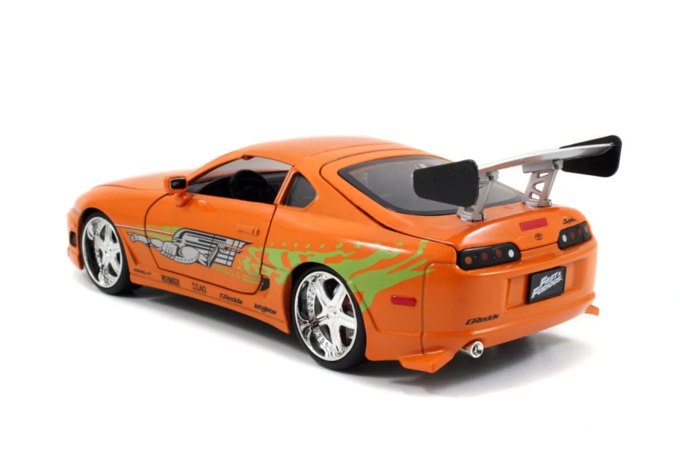 JAD30699 Fast and Furious - Brian's Toyota Supra with Brian 1:24 Scale Diecast Model Kit - Jada Toys - Titan Pop Culture