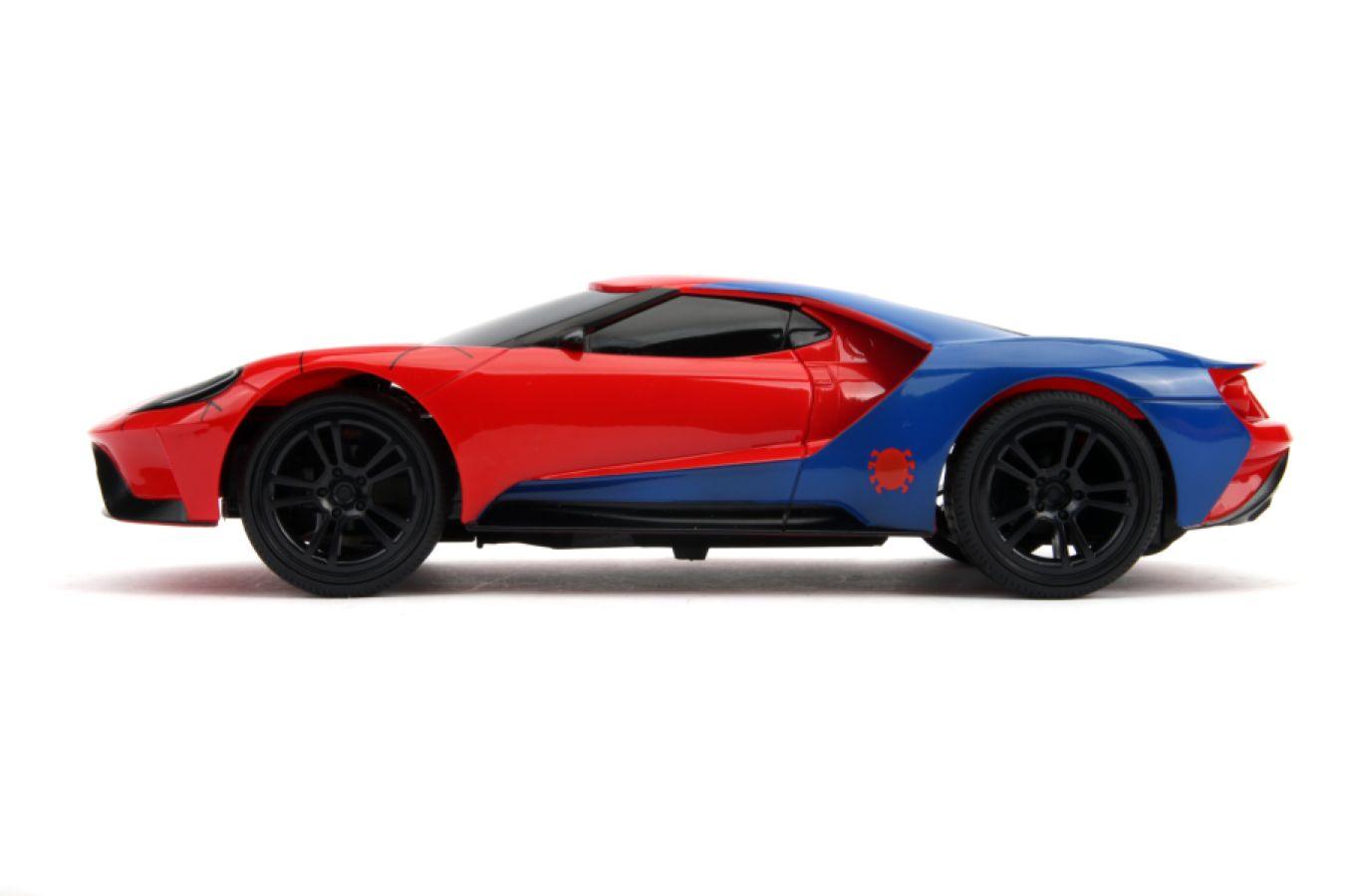 JAD30760 Marvel Comics - 2017 Ford GT (Spider-Man) 1:16 Scale Remote Control Car - Jada Toys - Titan Pop Culture