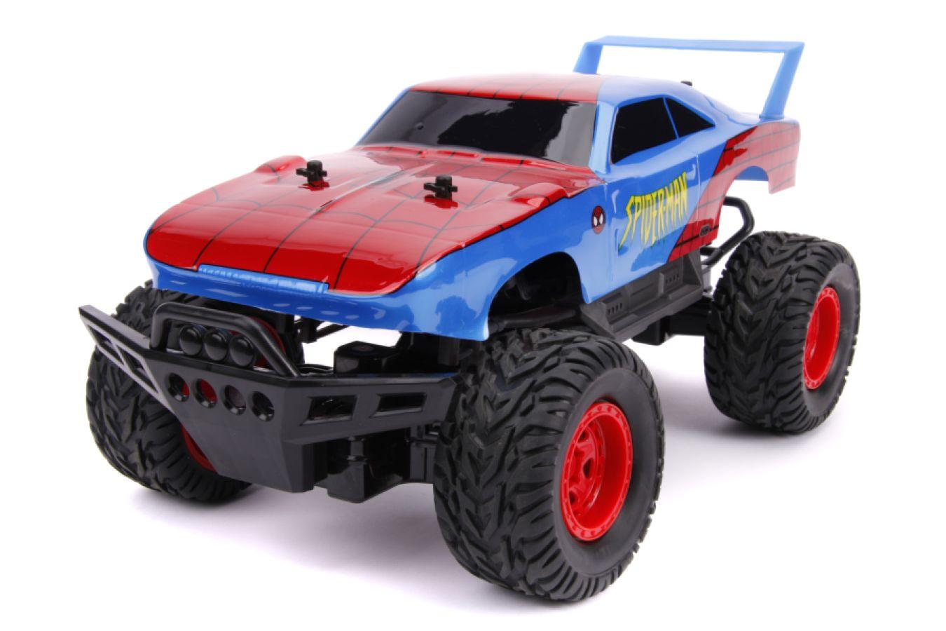 JAD30761 Hollywood Rides - Dodge Charger Daytona (Spider-Man) 1:12 Remote Control Car - Jada Toys - Titan Pop Culture