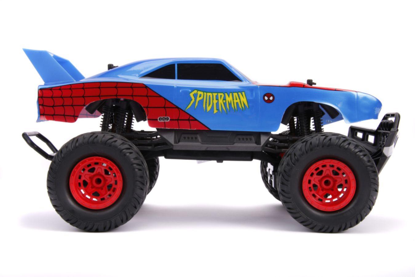 JAD30761 Hollywood Rides - Dodge Charger Daytona (Spider-Man) 1:12 Remote Control Car - Jada Toys - Titan Pop Culture