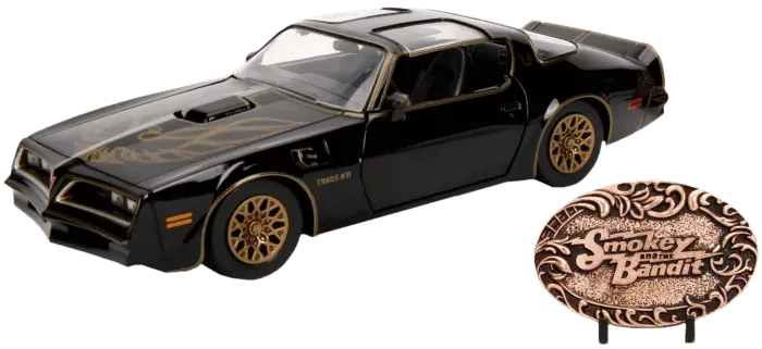 JAD30998 Smokey & the Bandit - 1977 Pontiac Firebird 1:24 Hollywood Ride - Jada Toys - Titan Pop Culture