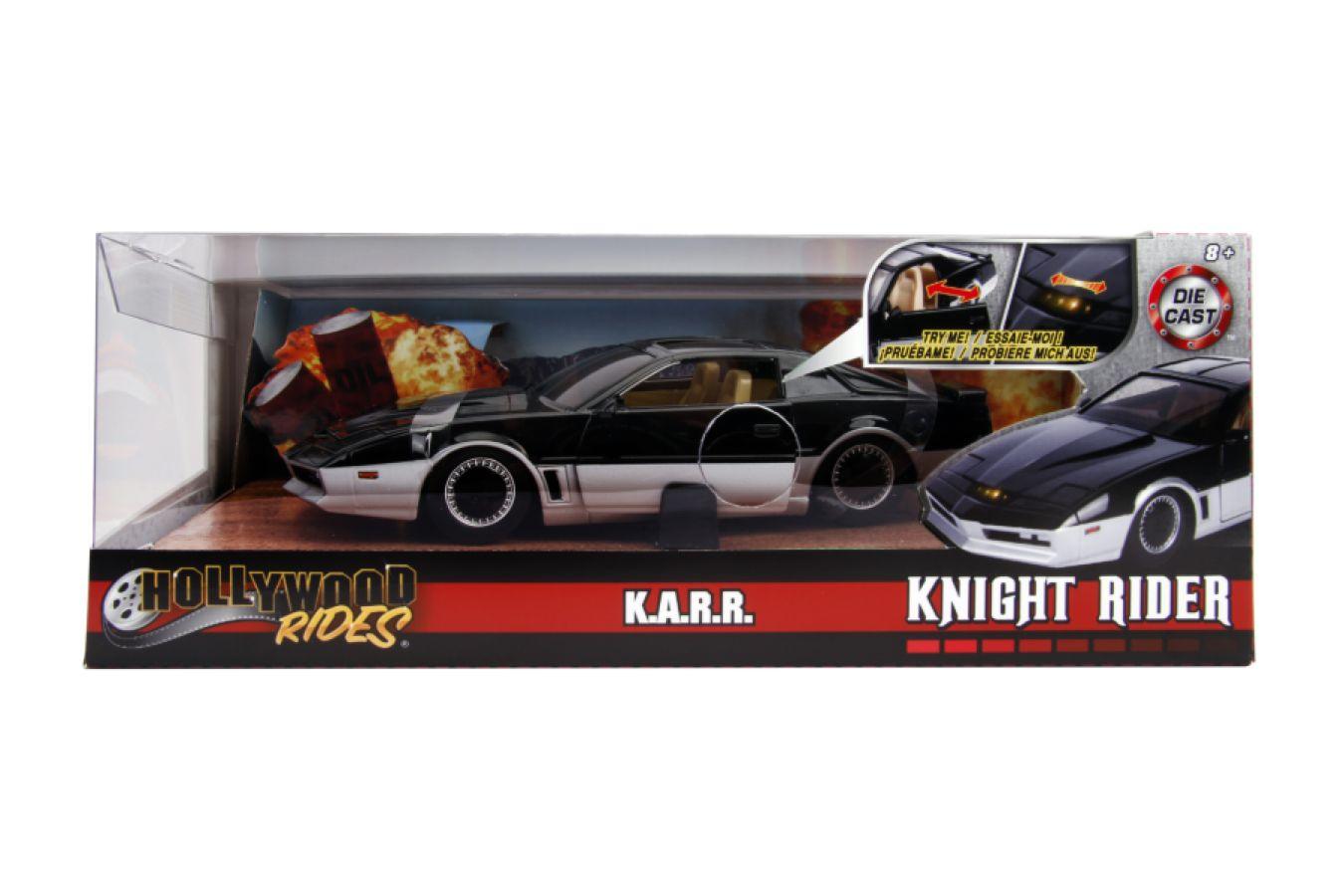 JAD31115 Knight Rider - K.A.R.R. 1982 Pontiac Firebird 1:24 Scale Hollywood Ride - Jada Toys - Titan Pop Culture