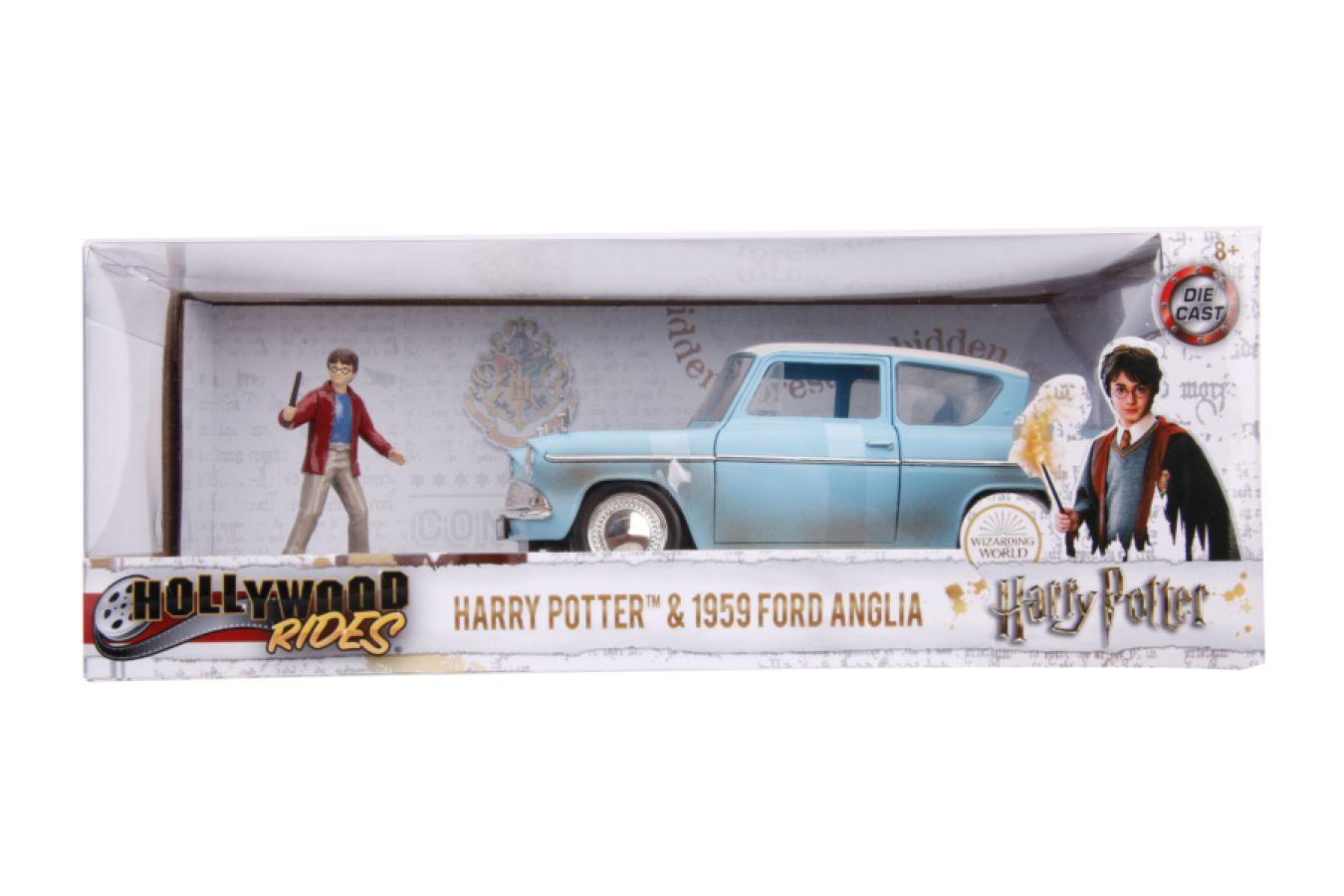 JAD31127 Harry Potter - 1959 Ford Anglia 1:24 Hollywood Ride Diecast Vehicle - Jada Toys - Titan Pop Culture