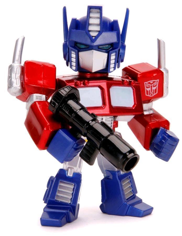 JAD31398 Transformers (TV) - Optimus Prime 4" Metals - Jada Toys - Titan Pop Culture