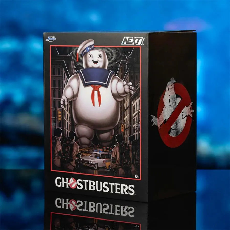 JAD31441 Ghostbusters - StayPuft 6" with Ecto-1 (Next Level) Nano Set - Jada Toys - Titan Pop Culture