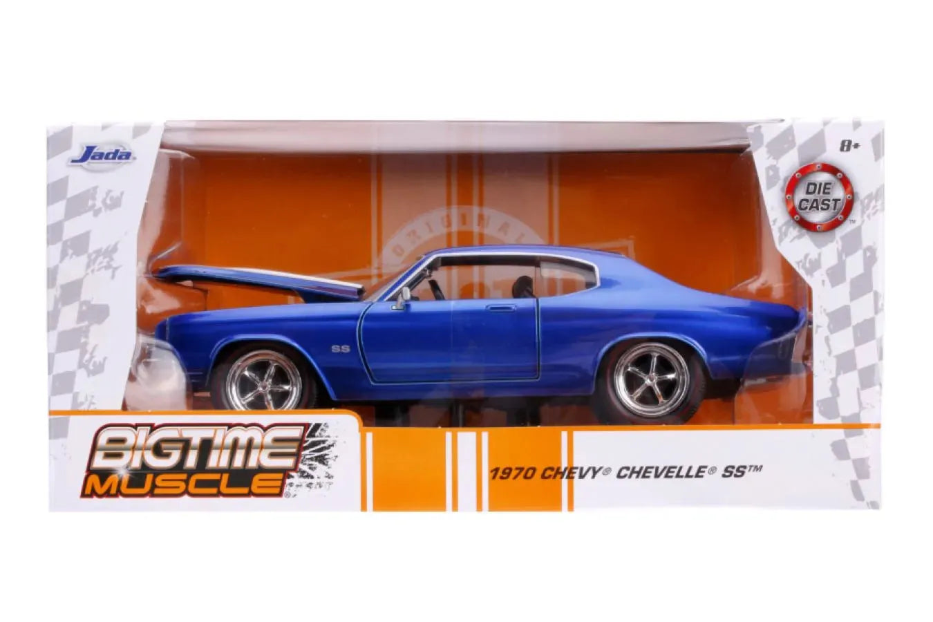 JAD31450 Big Time Muscle - 1970 Chevy Chevelle 1:24 Scale Diecast Vehicle - Jada Toys - Titan Pop Culture