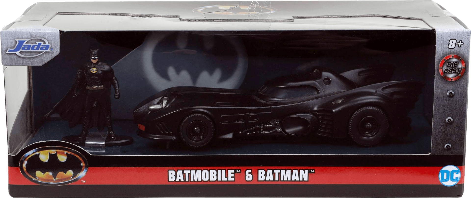 JAD31704 Batman (1989) - Batmobile with Figure 1:32 Scale Hollywood Ride - Jada Toys - Titan Pop Culture