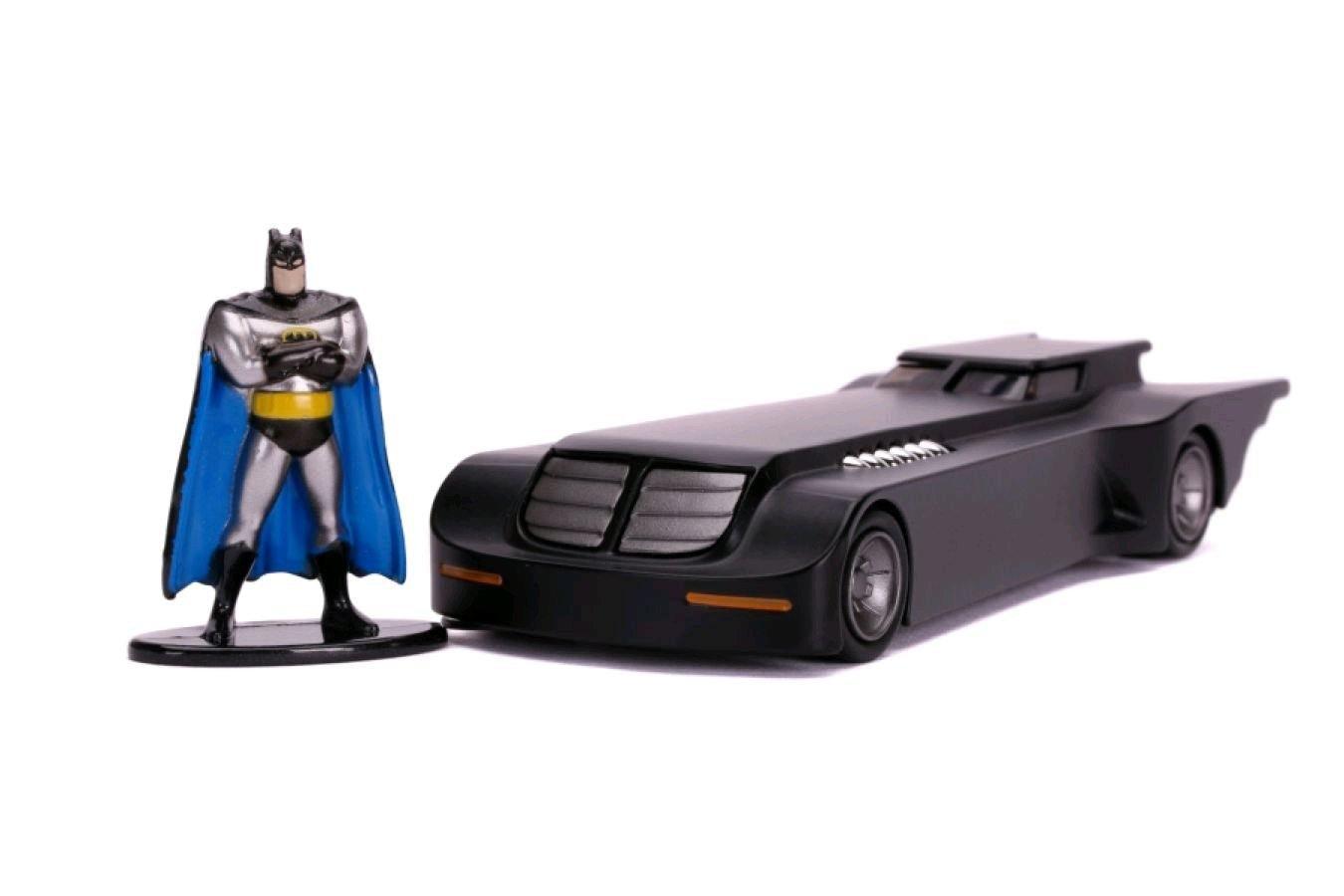 JAD31705 Batman The Animated Series - Batmobile with Figure 1:32 Scale Hollywood Ride - Jada Toys - Titan Pop Culture